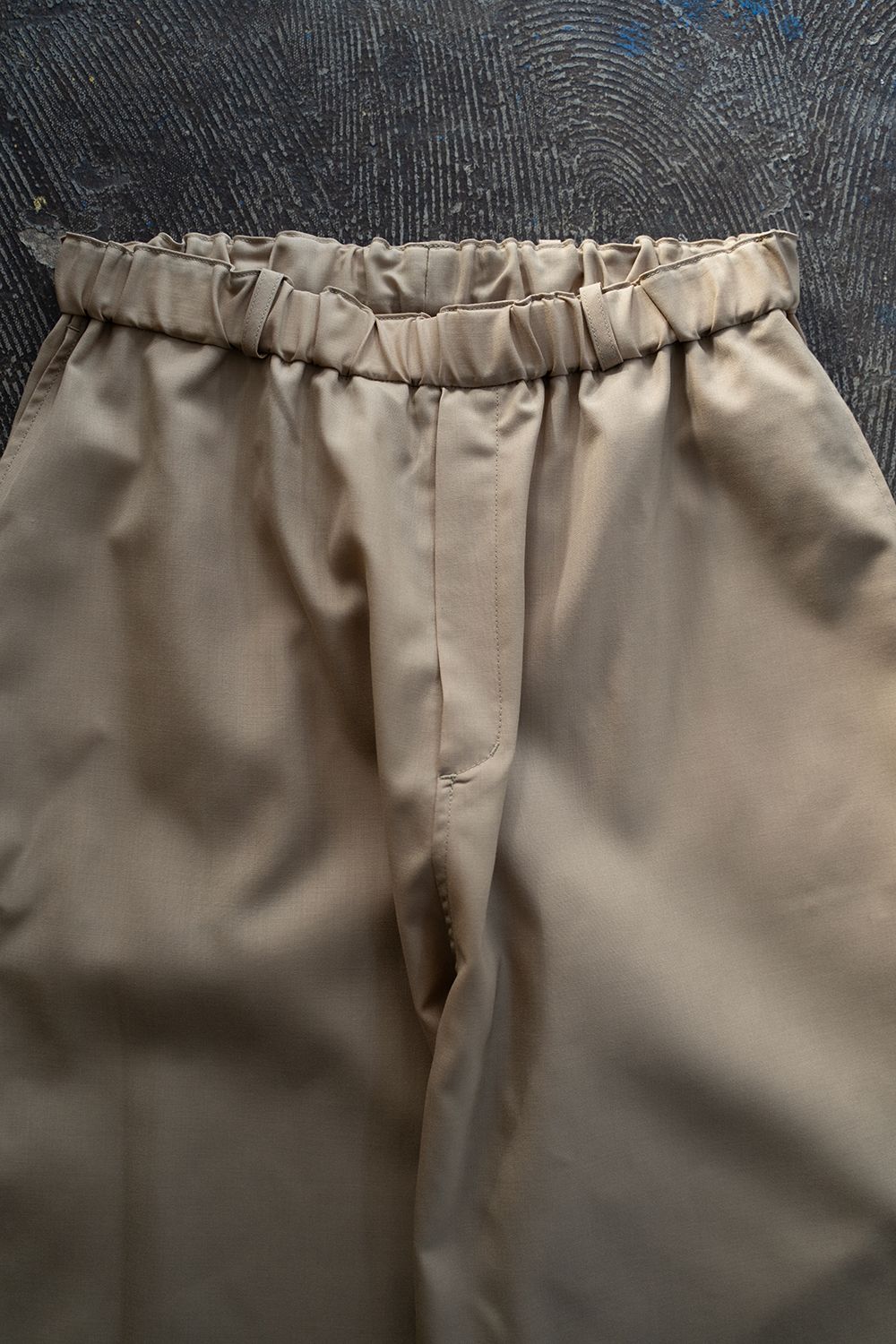 【ラスト1点】エアリーウールワイドパンツ(薄茶)