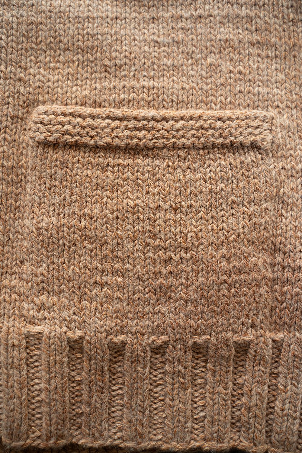 【Sサイズ】Cotton/Papar/Wool HAND KNITTING cowichan sweater(KAKISHIBU)