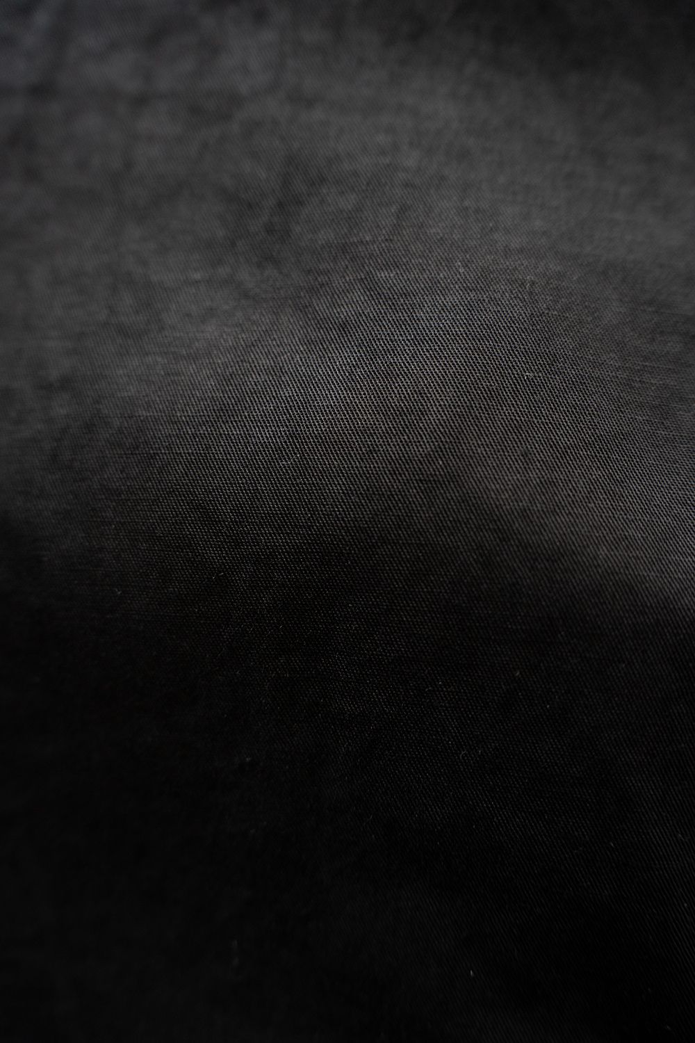 【26SS】コットン×リネンスタンドカラーブルゾン(BLACK)