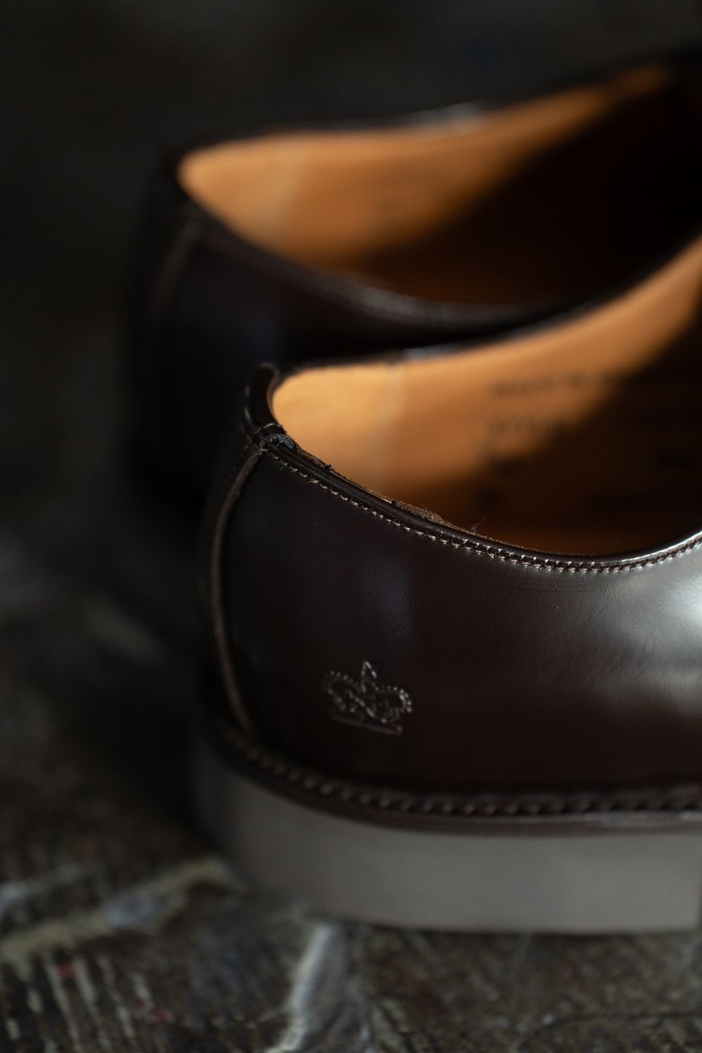 【定番人気】Military Derby Shoe(EBONY BROWN)【No.1128】