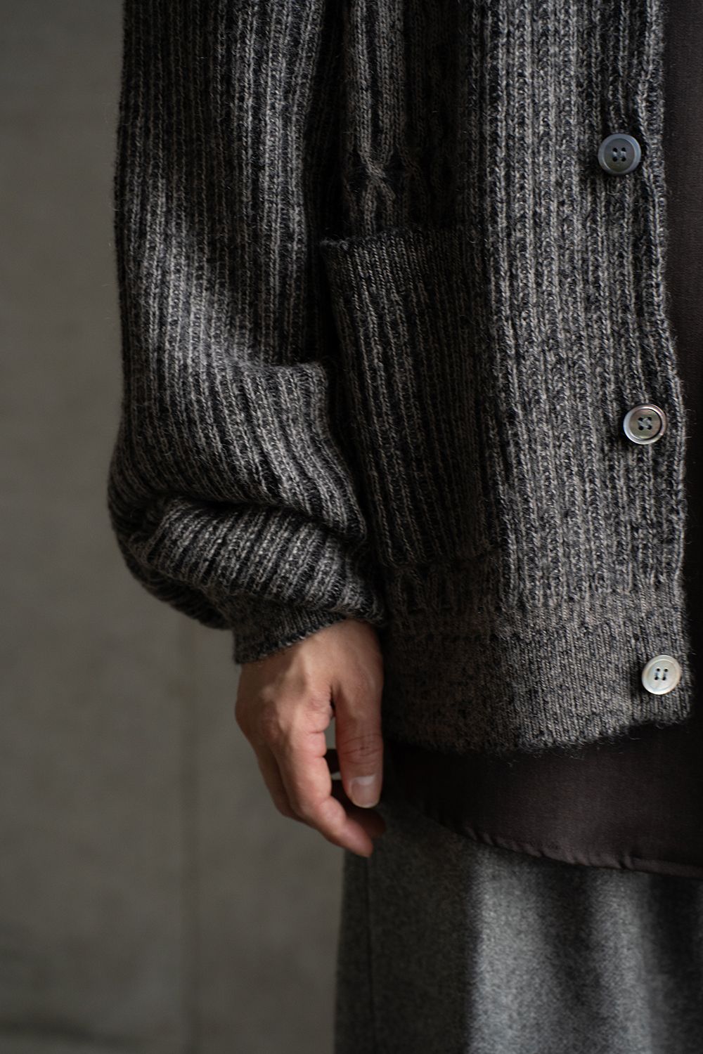 【25AW】Sekkei Mohair Cardigan(BEIGE)