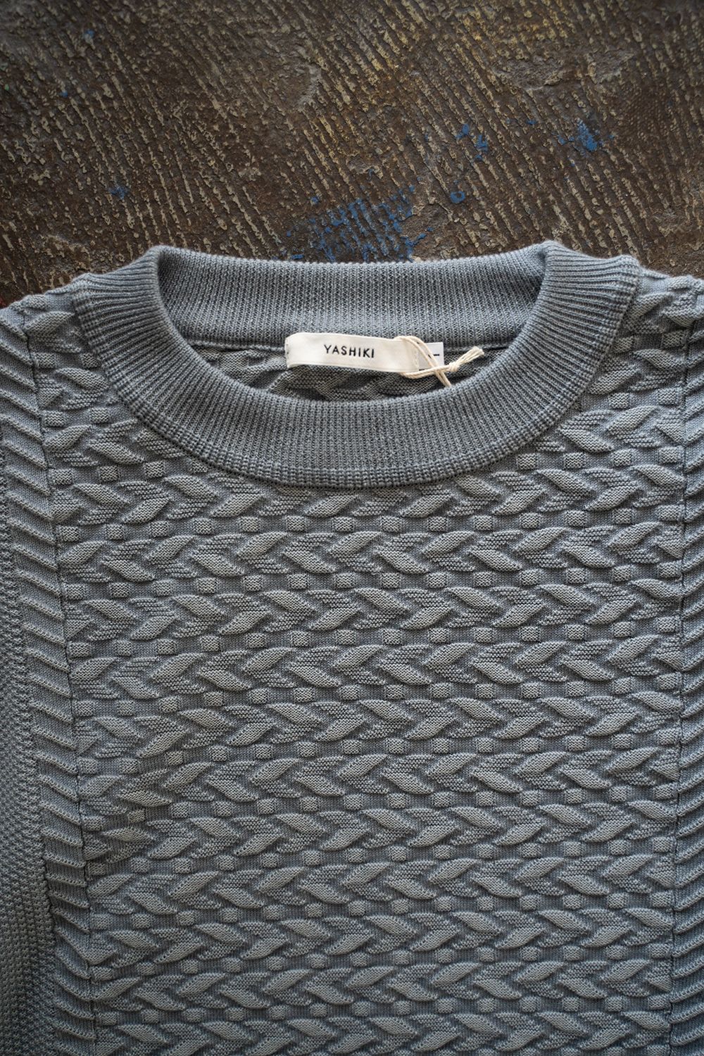 【ラスト1点】【24SS】Kusabue Knit(PALE BLUE)