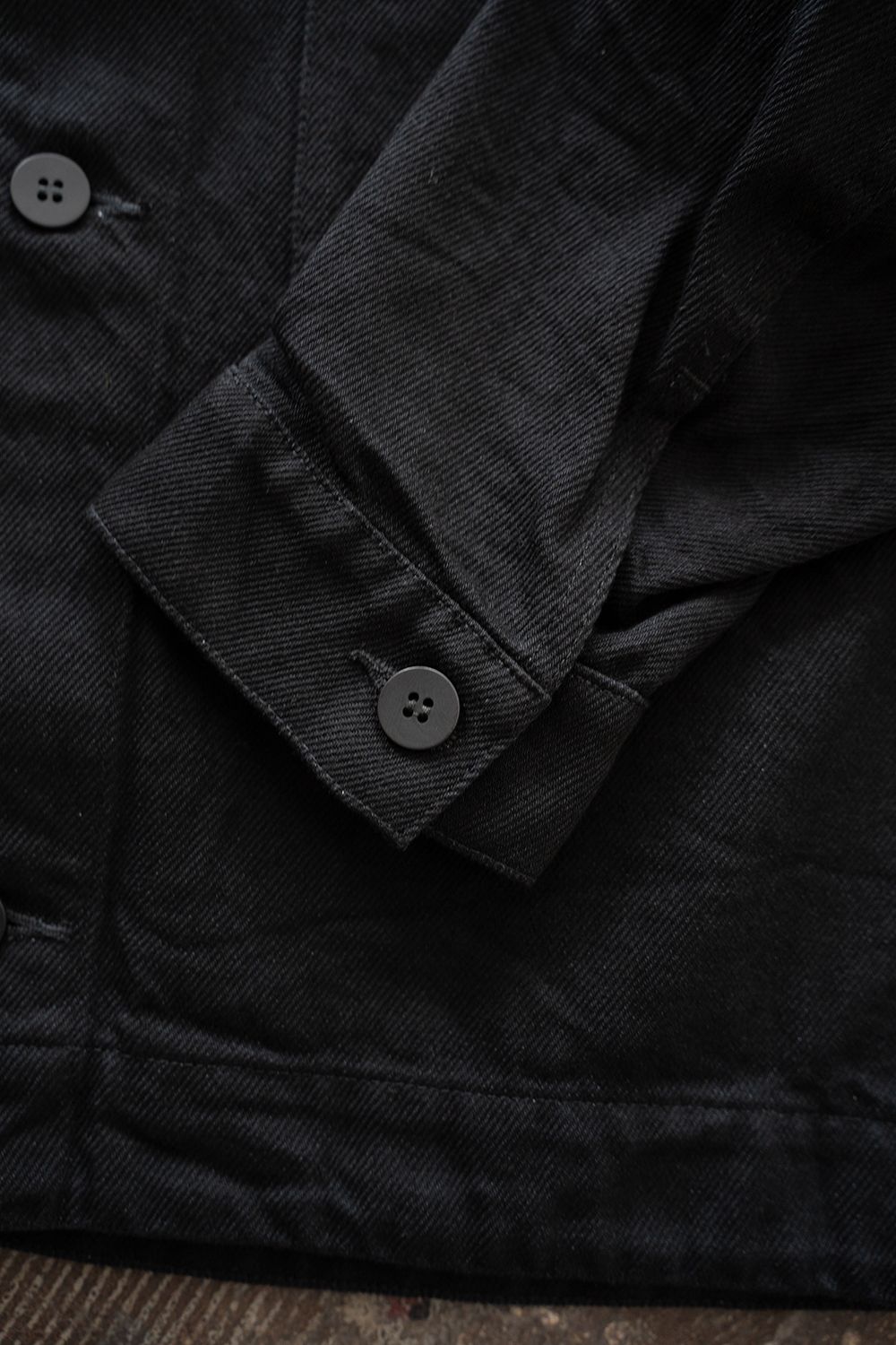 【26AW】12ozデニムブルゾン(BLACK)