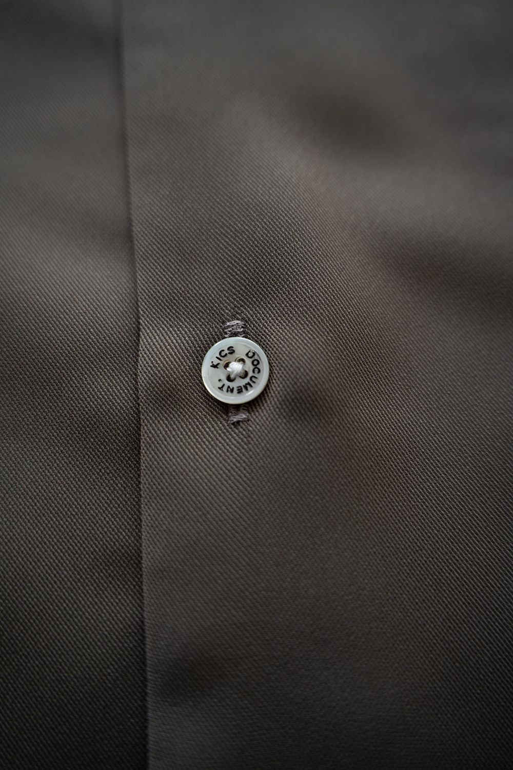 【26SS】PE Drape Fatigue Shirt/ポリエステルドレープファティーグシャツ(KAHKI)