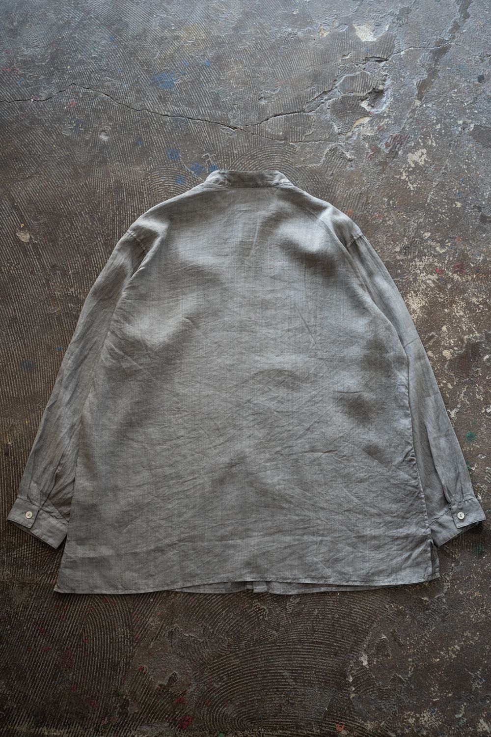 ラミーシルクシャツ(松煙)