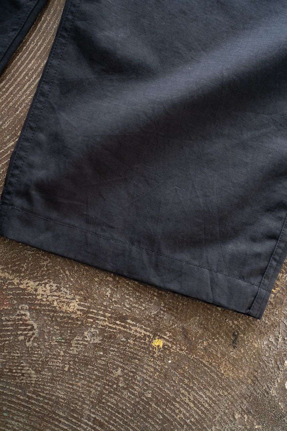 【ラスト1点】【24SS】コットン×リネンワンタックベイカーパンツ(NAVY)