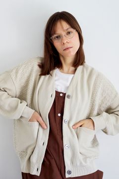 Hanaikada Cardigan(IVORY)