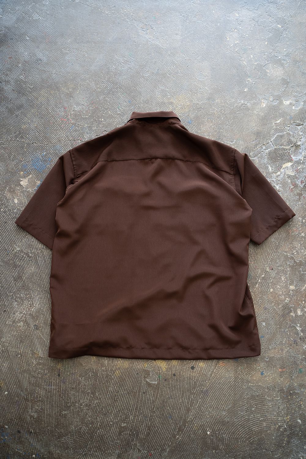 【25SS】Peached PE Fatigue H/S Shirt/ピーチ加工ファティーグハーフスリーブシャツ(BROWN)