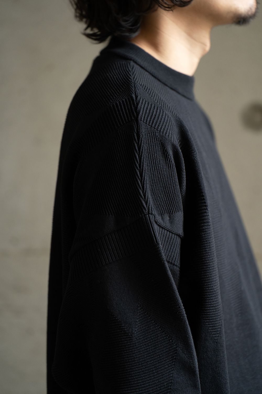 【ラスト1点】【25SS】Seika Knit(BLACK)