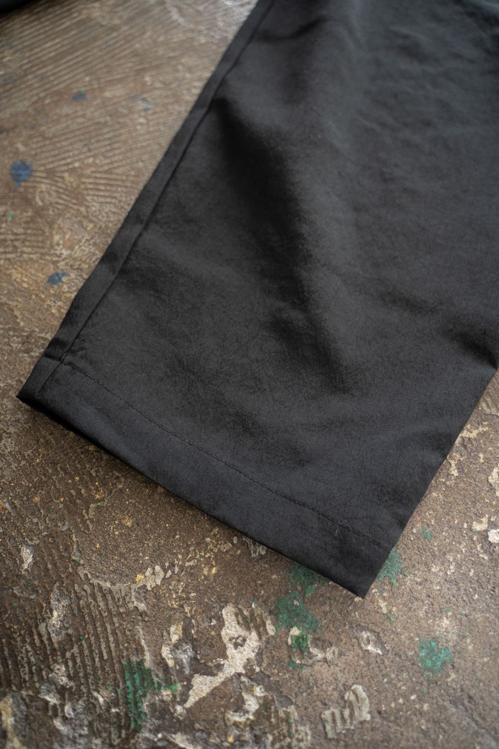 【25AW】ポリエステル2タックイージーパンツ(BLACK)