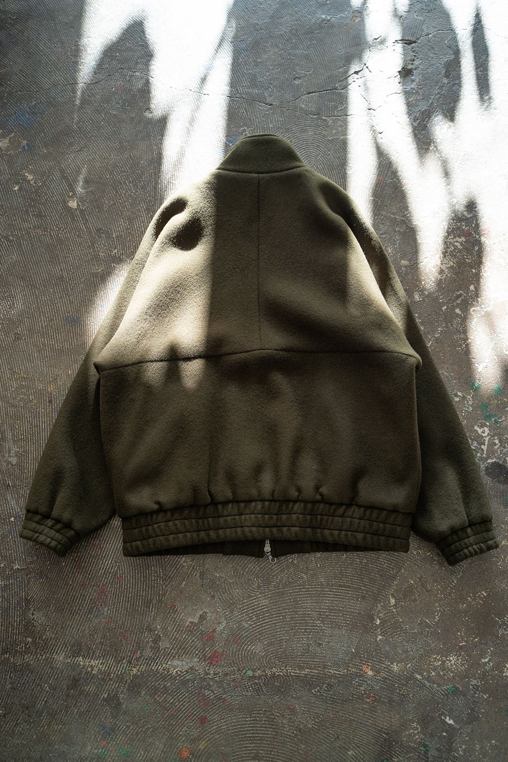 【24AW】Melton Track Jacket/メルトントラックジャケット(OLIVE)