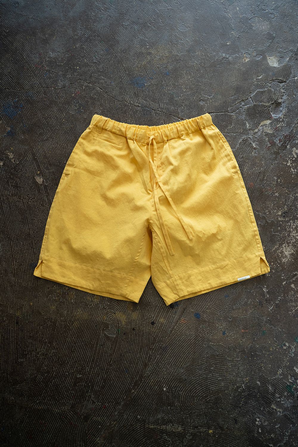 【ラスト1点】【25SS】"week s/s"pajama【セットアップ】(washed cotton YELLOW)