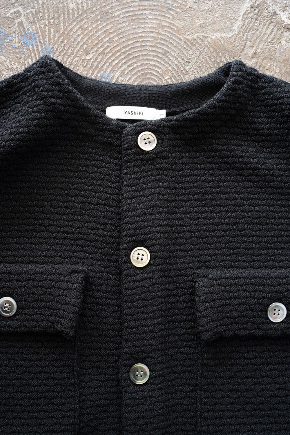 【25AW】Shinsetsu Knit Jacket(BLACK)