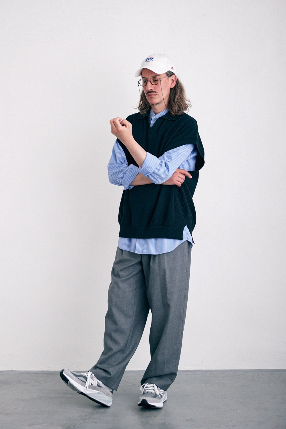 YASHIKI - 【ラスト1点】【24SS】Hidamari Skipper Vest(BLACK