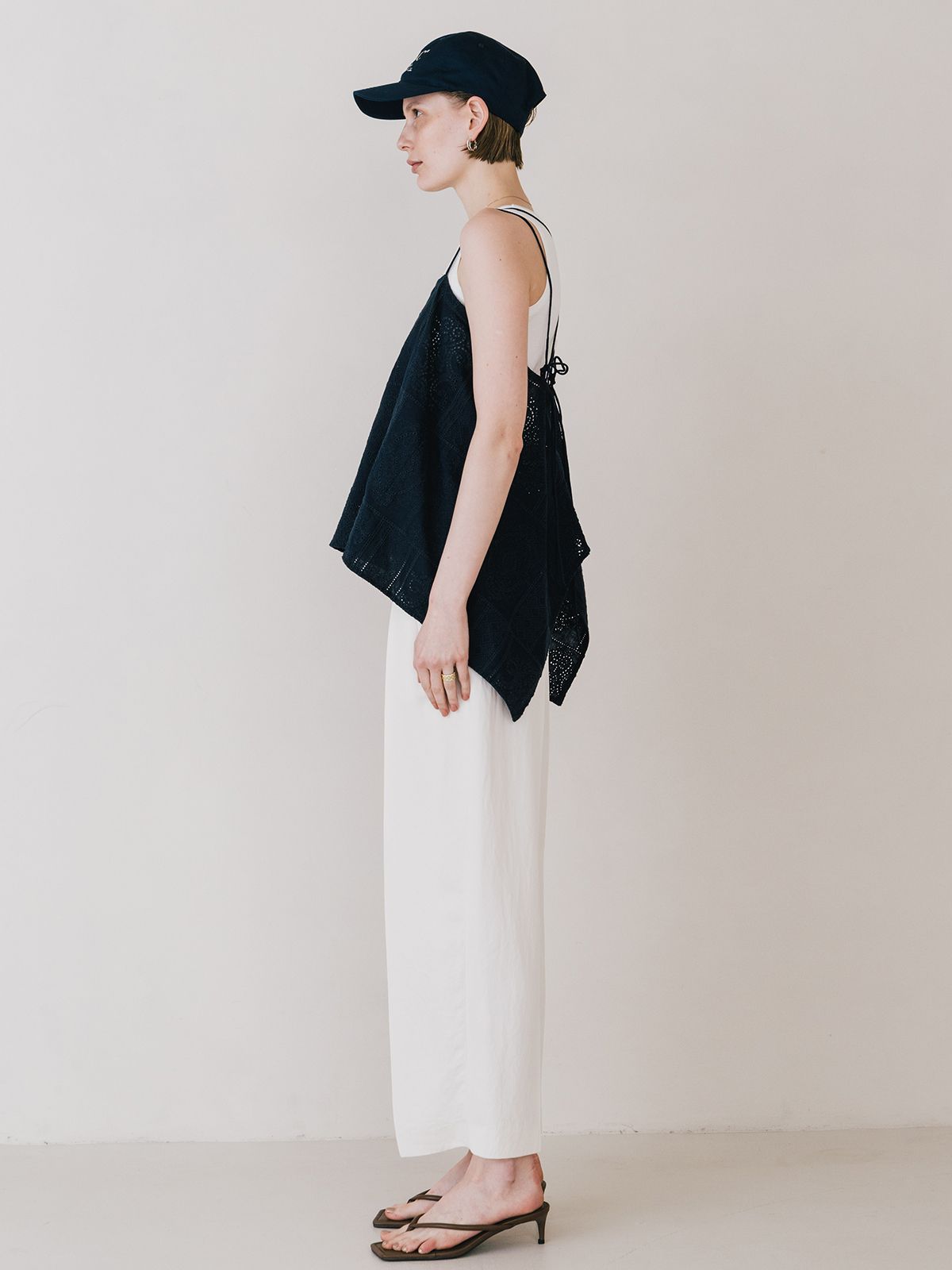 CREDONA - 【25SS】CUTWORK LACE CAMI / カットワーク レース