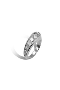 GLACIEA RING / グラシア リング K10/K18 (ホワイトゴールド)