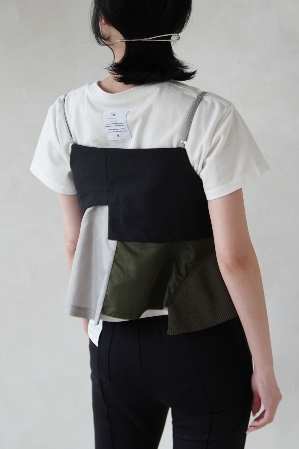 MA-1 DOCKING BUSTIER / MA-1ドッキングビスチェ (ブラック)