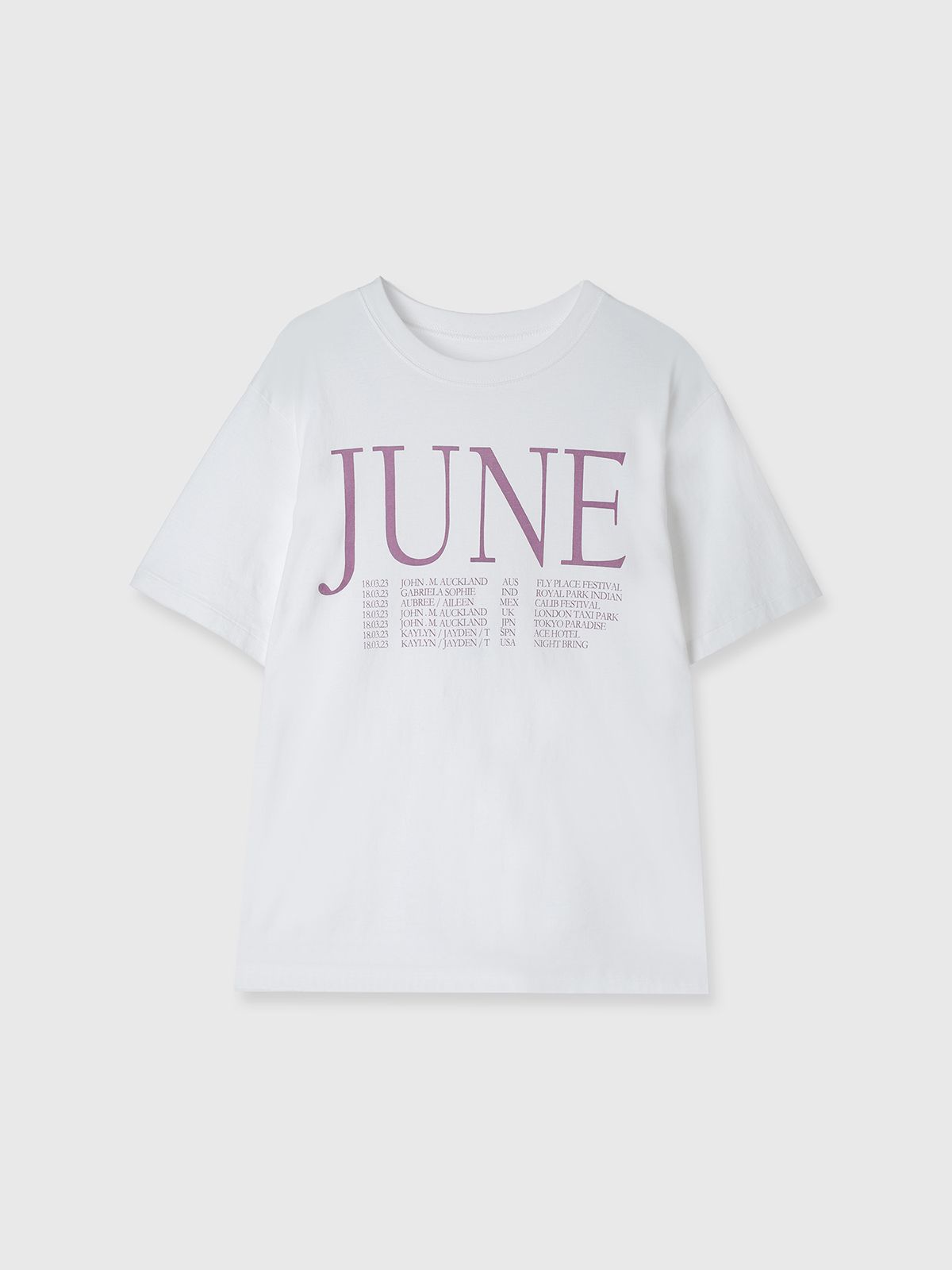 【25SS】PARMANENT TEE / パーマネント Tシャツ (パープル)