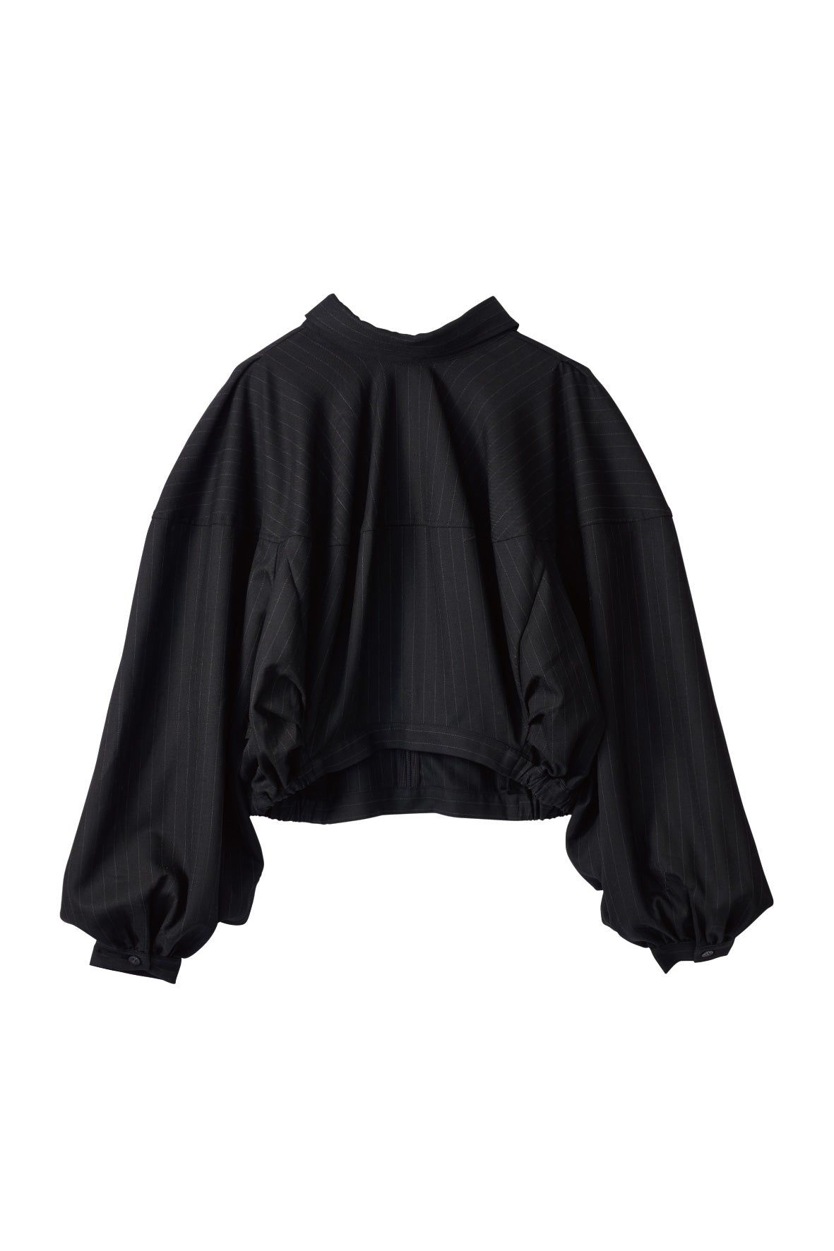 4way design blouse / 4ウェイ デザインブラウス (ストライプブラック) / 25AW