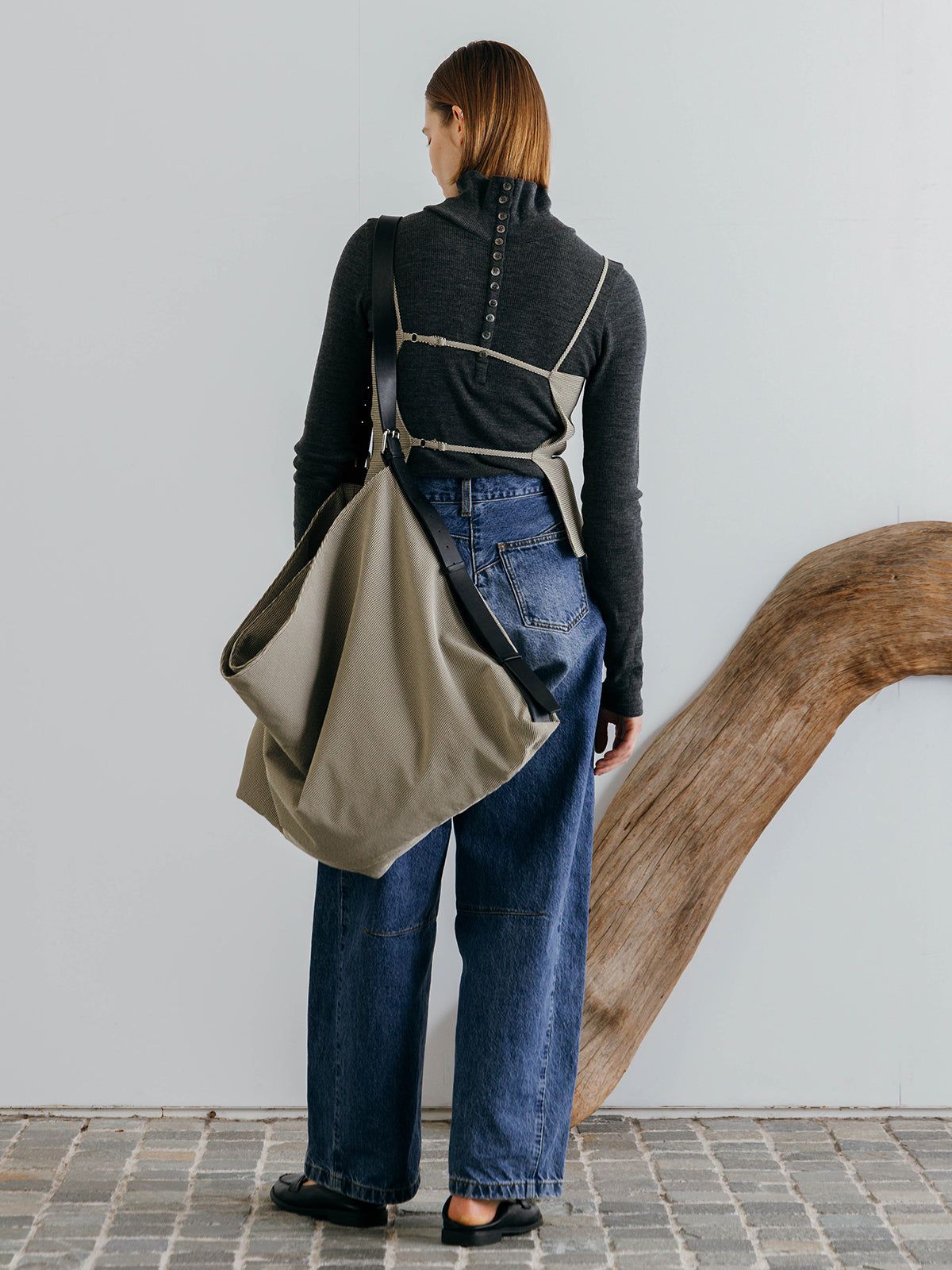 HENRY HIGH NECK TOPS / ヘンリーハイネックトップス (Chacoal gray) / 26SS