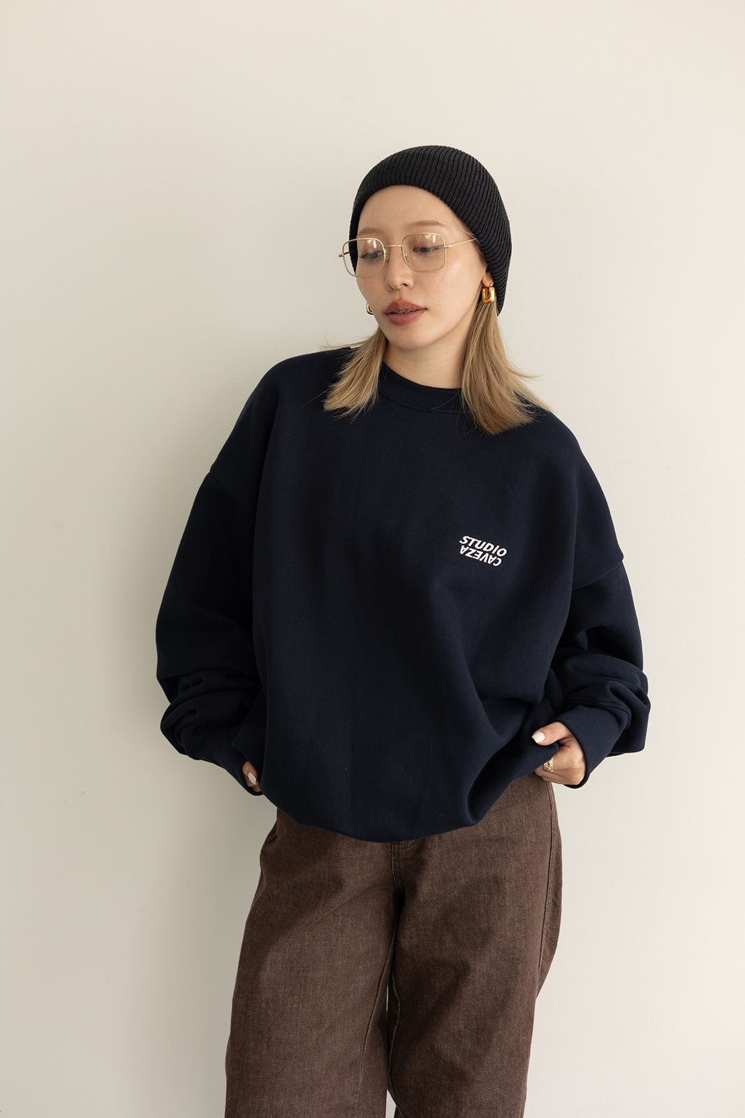 【専用出品】STUDIO CAVEZA スウェットトップス STUDIO CAVEZA スウェットトップス/CAVEZA ROSSO/カベサロッソ