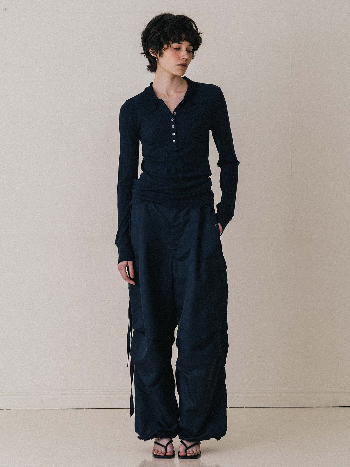 【25AW】ROLAND POLO / ローランドポロシャツ (ネイビー)
