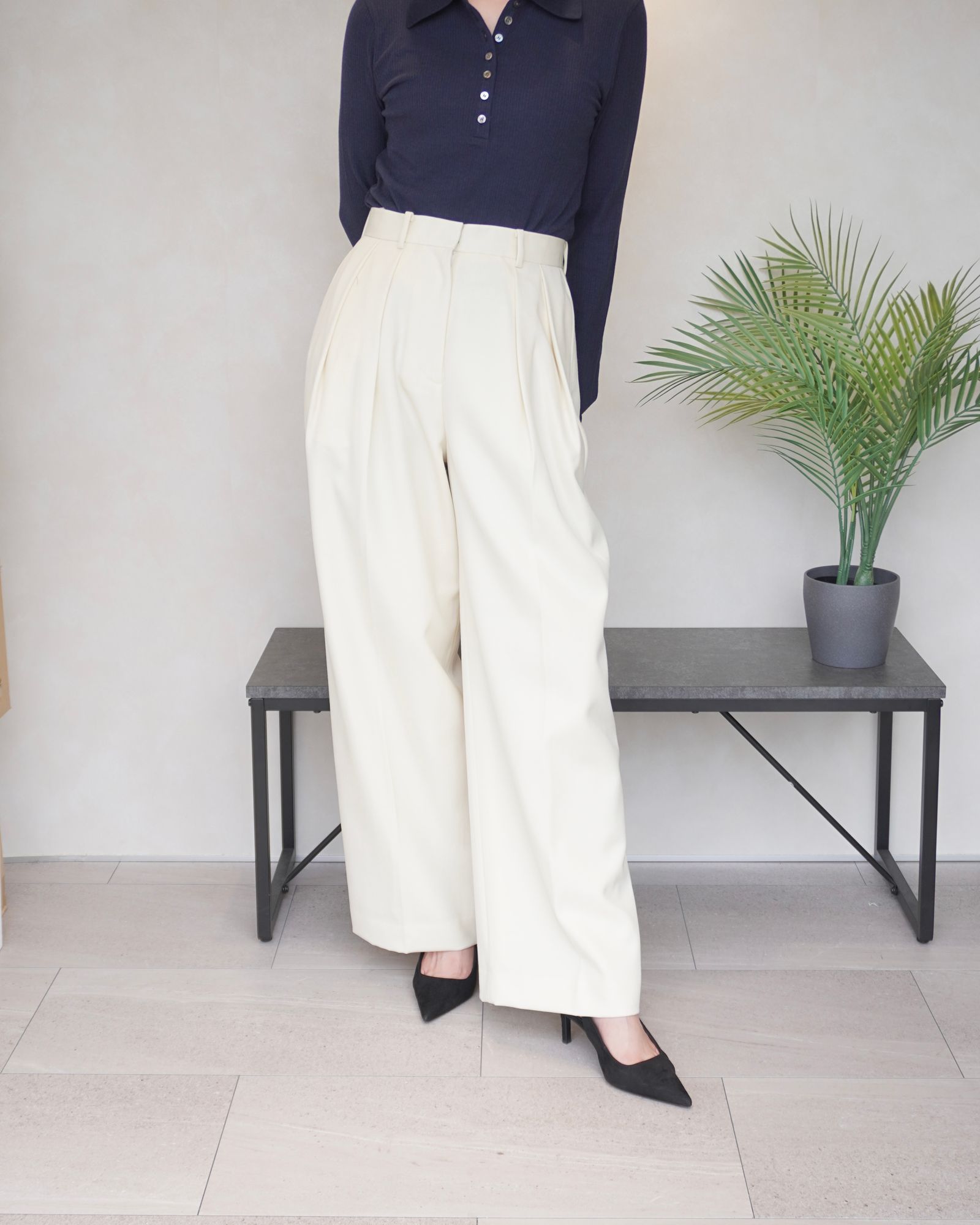 【25AW】【THE C】ICHIGUN PANTS / イチグンパンツ (アイボリー)