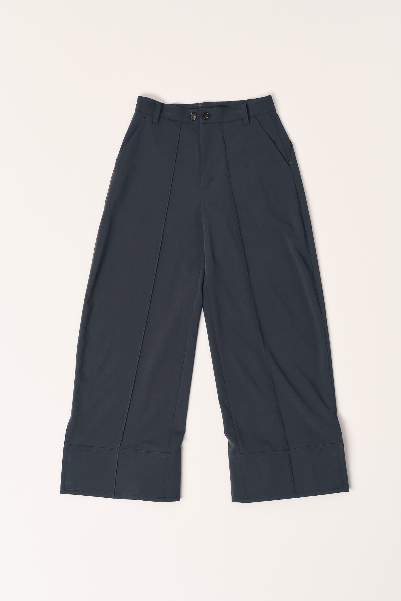 ダブルヘムトラウザー (グレー) double hem trousers(unisex) (Gray) / 26AW