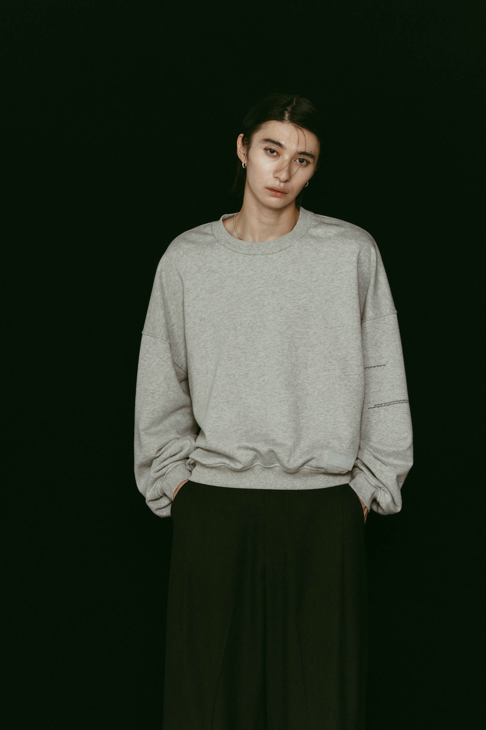 Kerror design sweat(unisex) / Kエラーデザイン スウェット (グレー) / 25AW