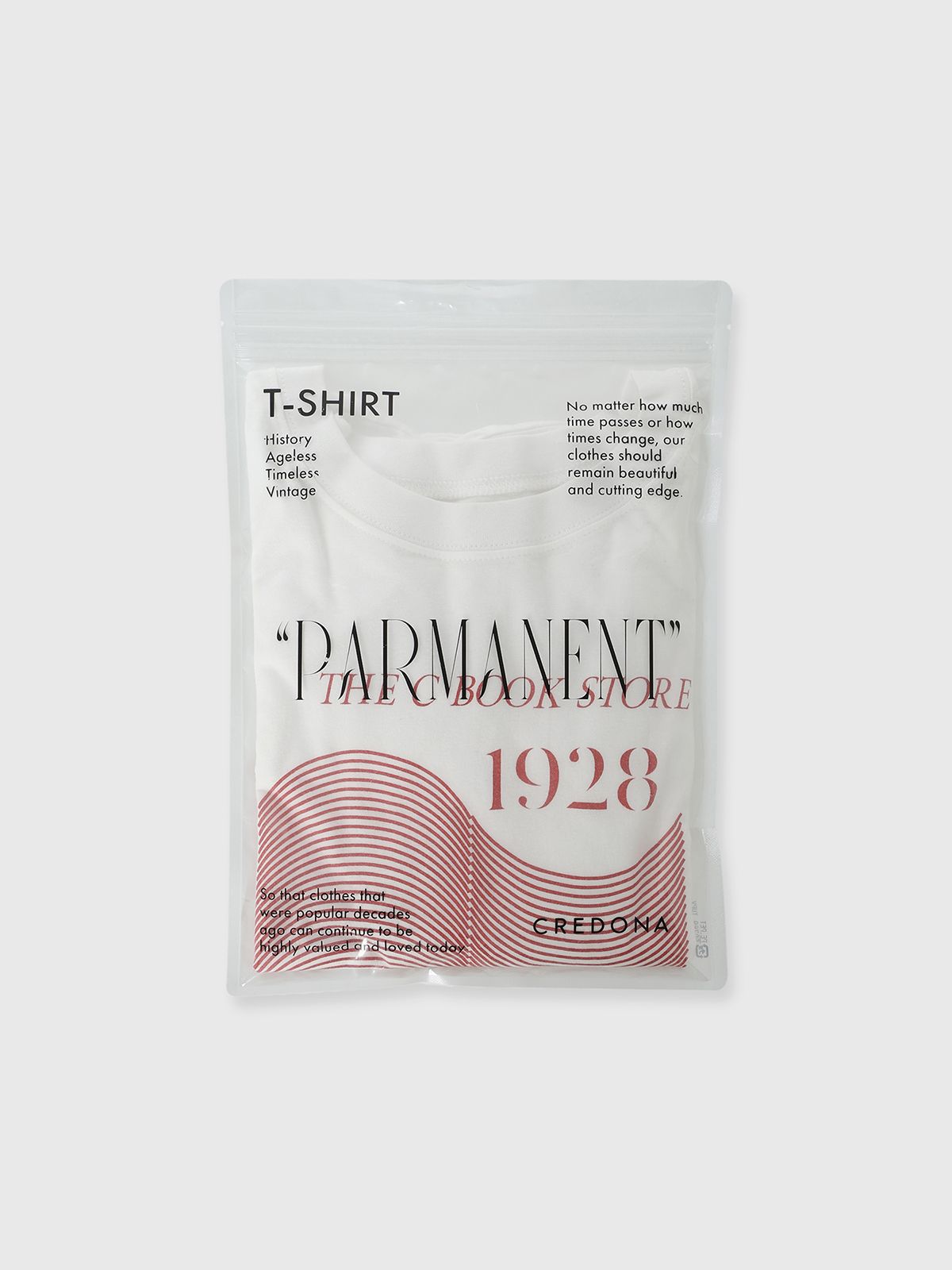 CREDONA - 【25SS】PARMANENT TEE / パーマネント Tシャツ