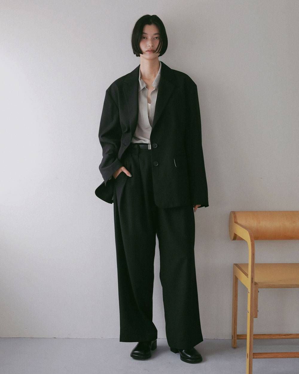 ツイルオーバージャケット (ブラック) Twill Over Jacket (Black) / 27SS