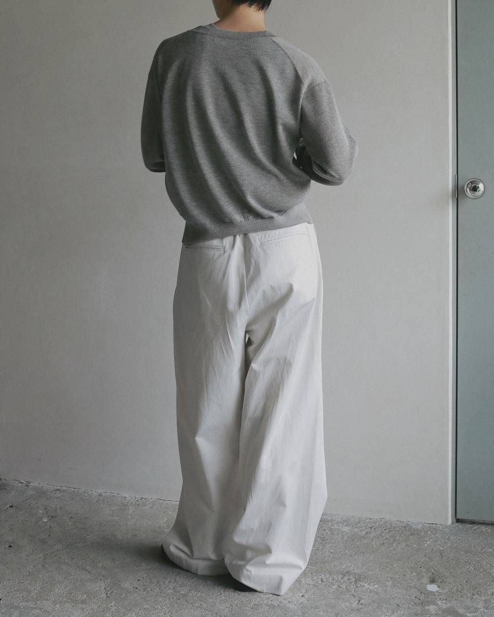 ハイゲージ シアーカーディガン (グレージュ) Highgauge Sheer Cardigan (Greige) / 26SS