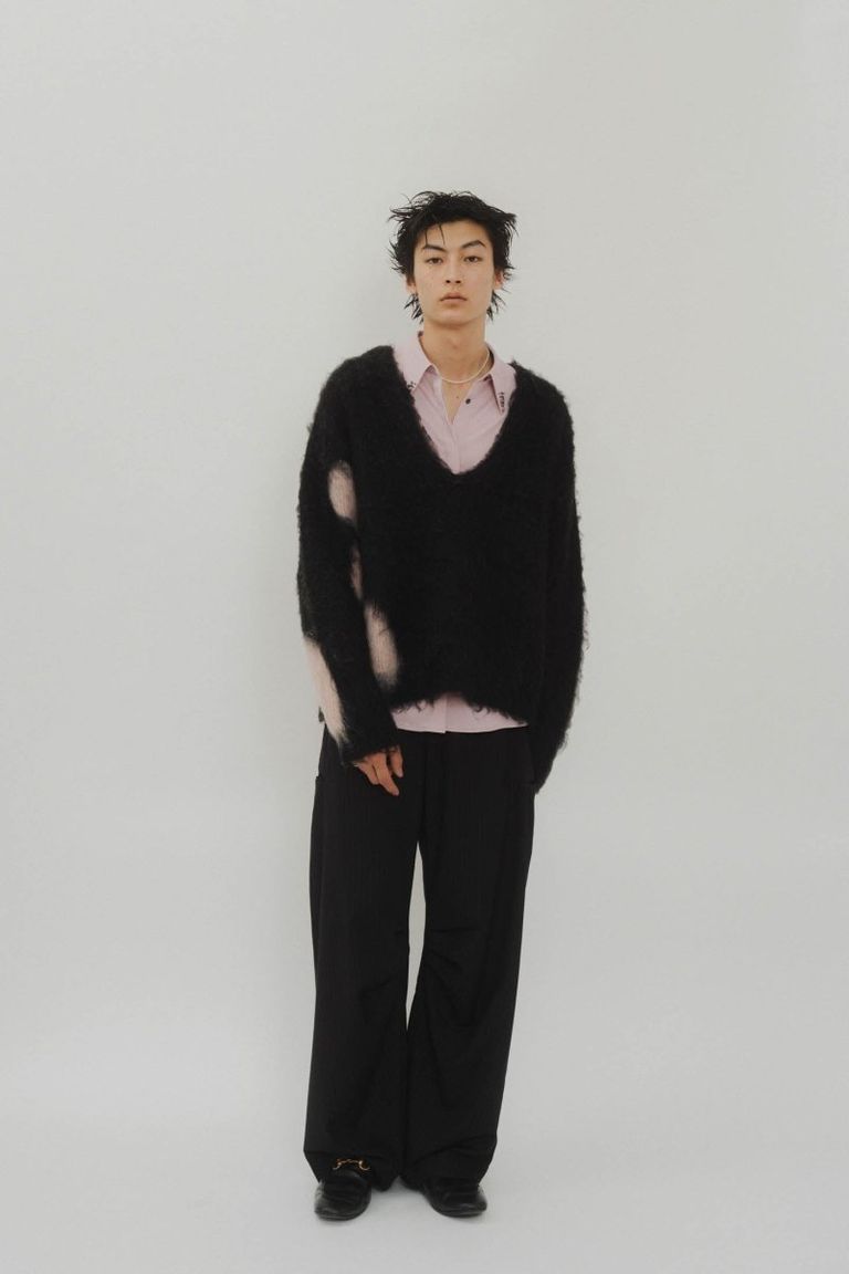 Knuth Marf - Uneck knit pullover (unisex) / Uネックニットプル 