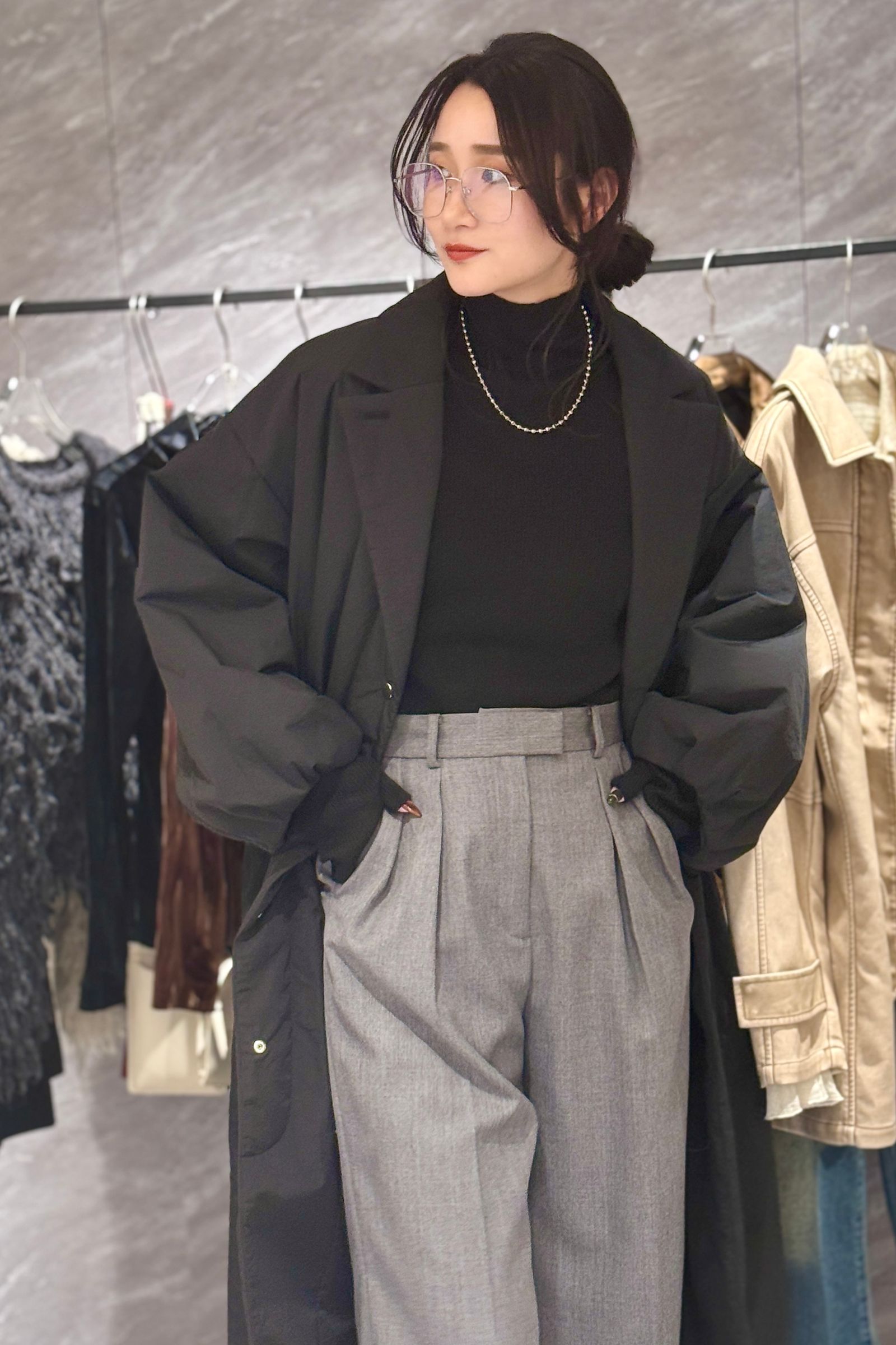 CASA FLINE（カーサフライン）の「CASA FLINE フードマフラー