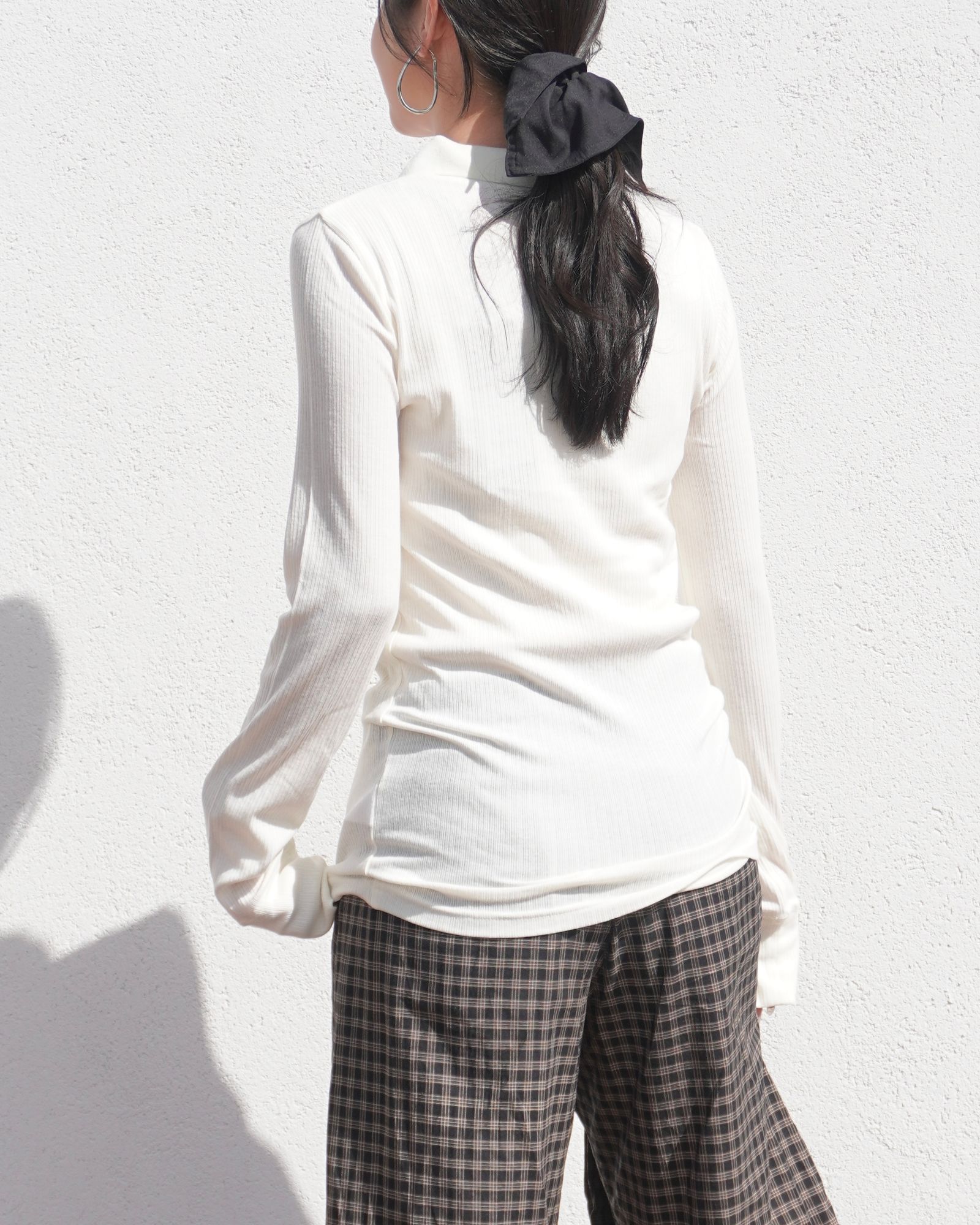 【25AW】ROLAND POLO / ローランポロシャツ (ホワイト)