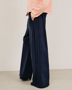 pin tuck sweat pants / ピンタックトスウェットパンツ (ネイビー) / 25AW