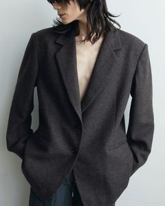 【25AW】Herringbone Wool Jacket / ヘリンボーン ウールジャケット (ブラウン)