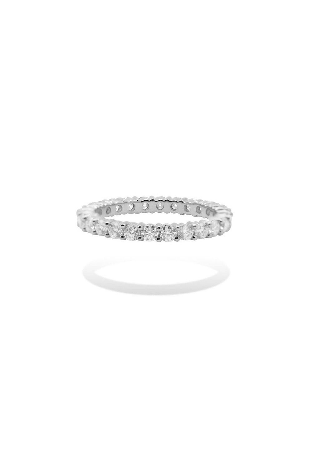 FULL ETERNITY RING M / フル エタニティ リング Mサイズ K10/K18 (ホワイトゴールド)