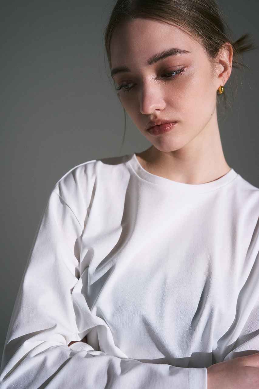 サラドラロンT (ホワイト) Dry Long-sleeve T-shirt (White) / 26AW