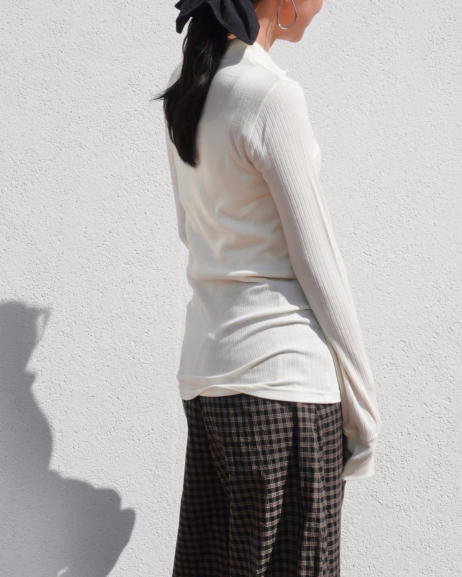 【25AW】ROLAND POLO / ローランポロシャツ (ホワイト)
