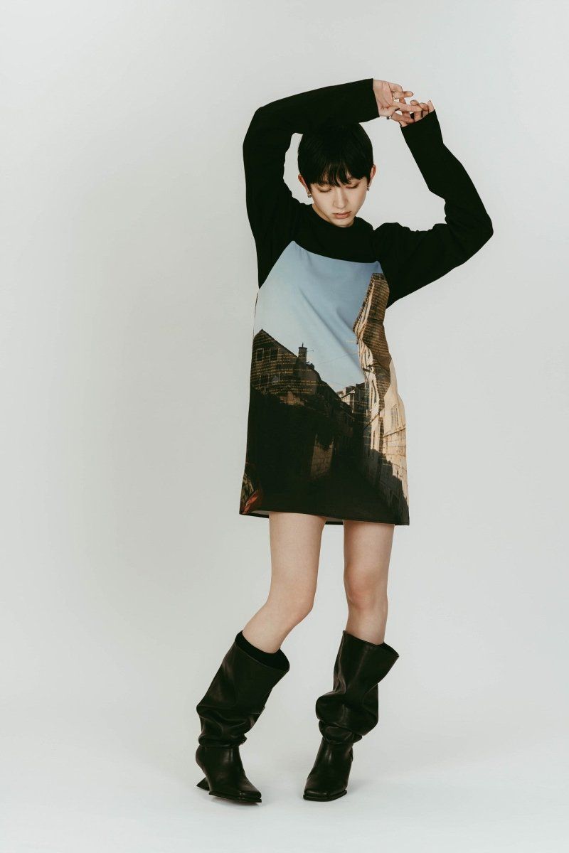 scenery print mini one piece (croatia) / 風景プリントミニワンピース (クロアチア) / 26SS