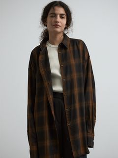 【25SS】ROME CHECK SHIRTS / チェックシャツ (ブラック)