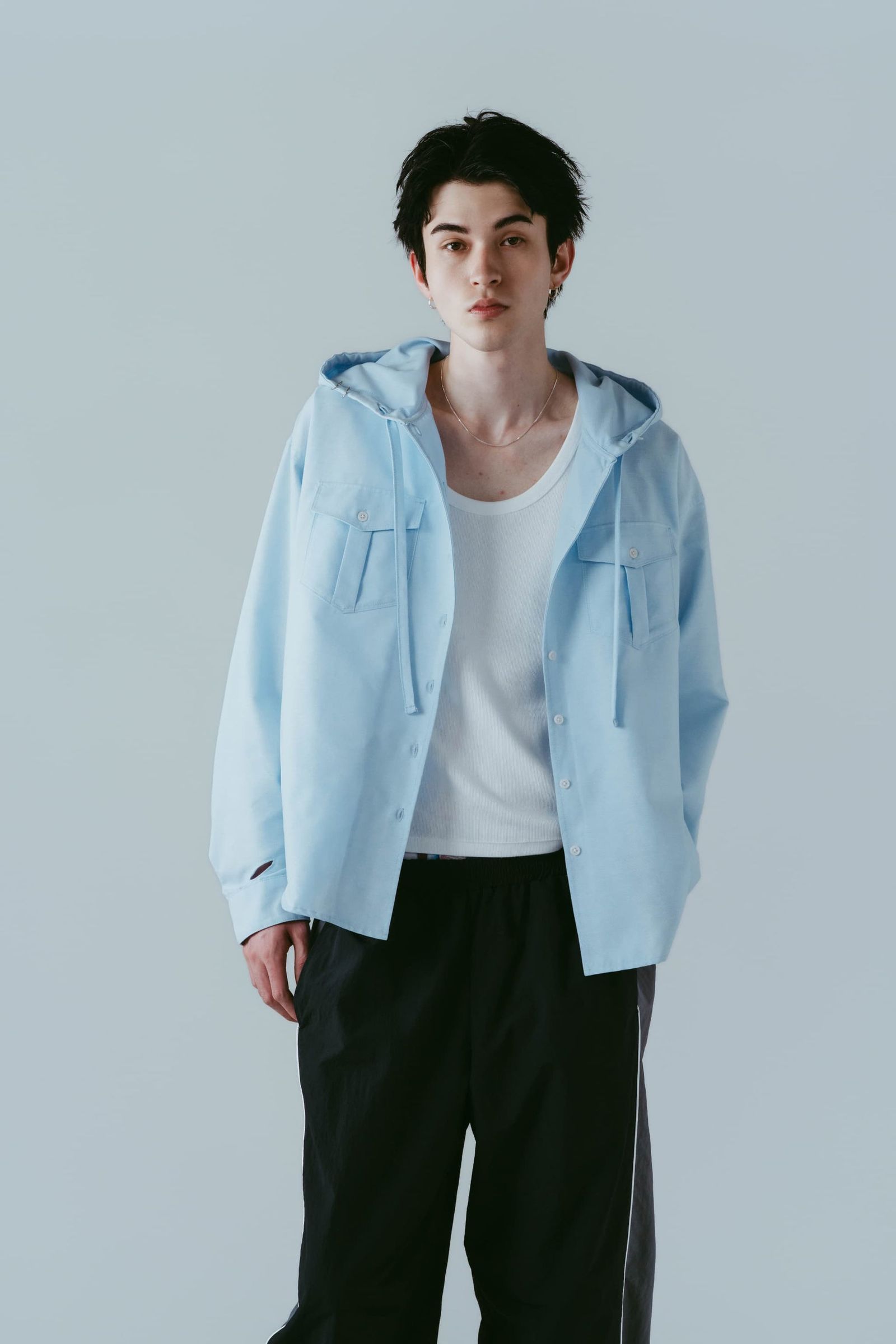 UVプロテクション フーディ (ブルー) UV protection hoodie(unisex) (Blue) /  26SS