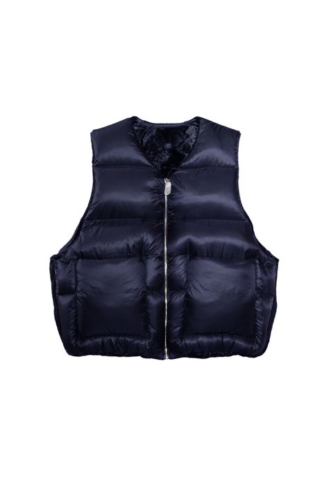 THE DOWN VEST / リバーシブルダウンベスト (ブラック) / メンズ