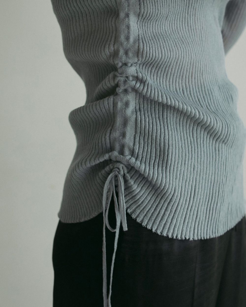 ànuke - Side Drawstring Knit / サイド ドローストリング