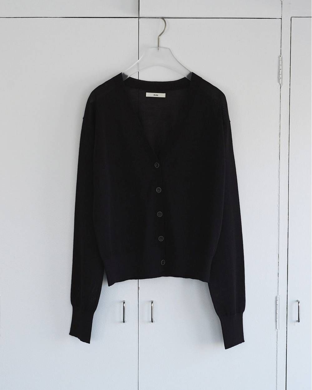 ハイゲージ シアーカーディガン (ブラウン) Highgauge Sheer Cardigan (Brown) / 26SS