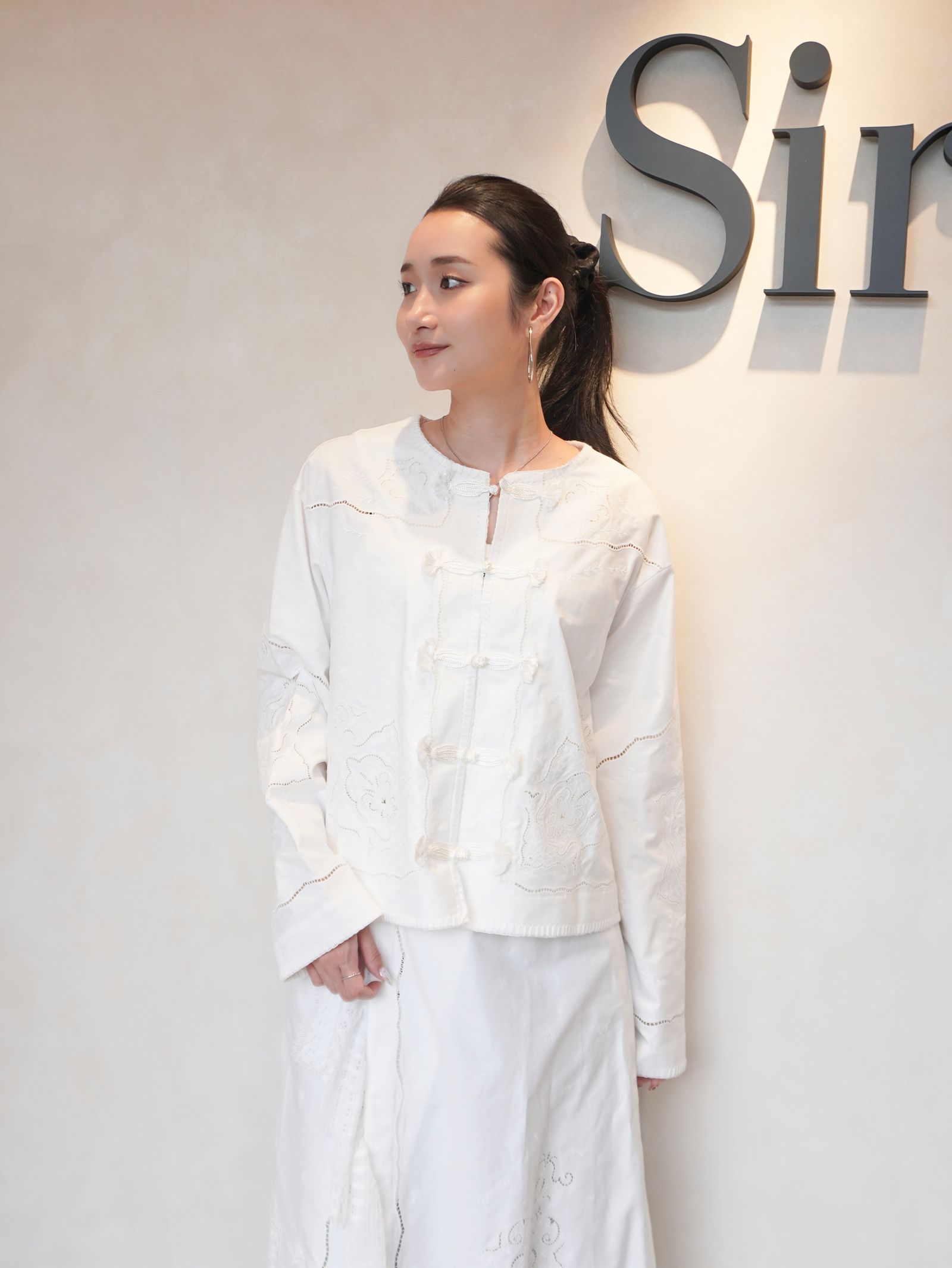 【25AW】VENEZIA LACE BLOUSE / ヴェネツィアレースブラウス (ホワイト)