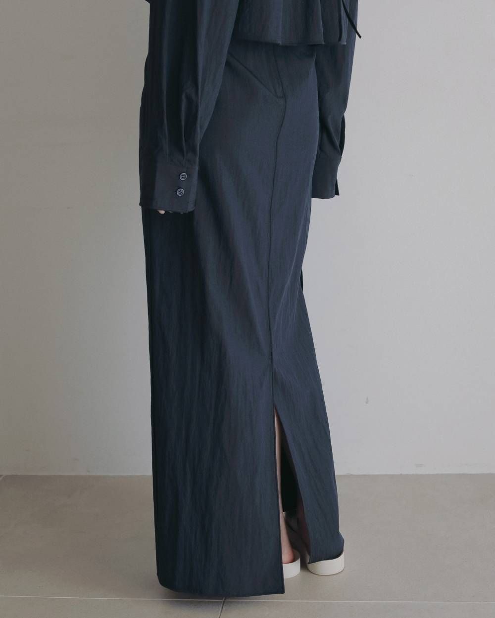 シアーペンシルスカート (ネイビー) Sheer Pencil Skirt (Navy) / 26SS
