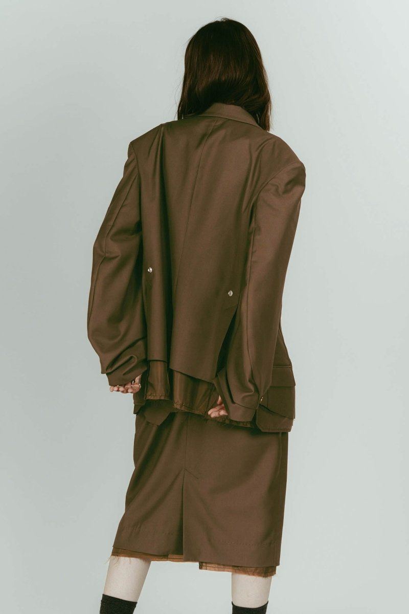 vintage tailored jacket (Brown) / ヴィンテージ テーラードジャケット (ブラウン) / 26SS