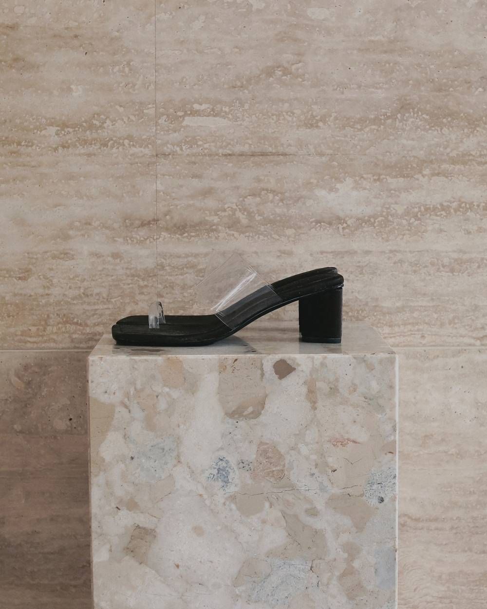 Square Clear Sandals (Clear) / スクエア クリアサンダル (クリア) / 26SS